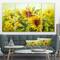 Designart - Bright Yellow Sunny Sunflowers - Floral Painting Canvas